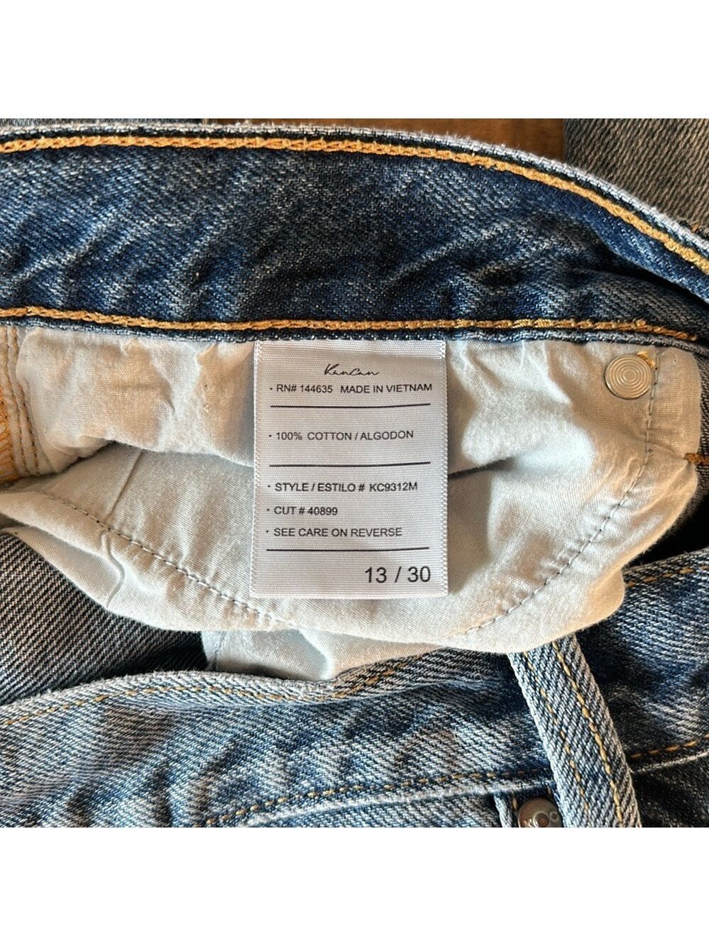 KanCan Light Blue Estilo Jeans Distressed Size 13/30 but inseam measures 28” - Picture 13 of 16